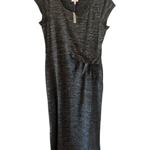 Talbots Charcoal Midi Dress